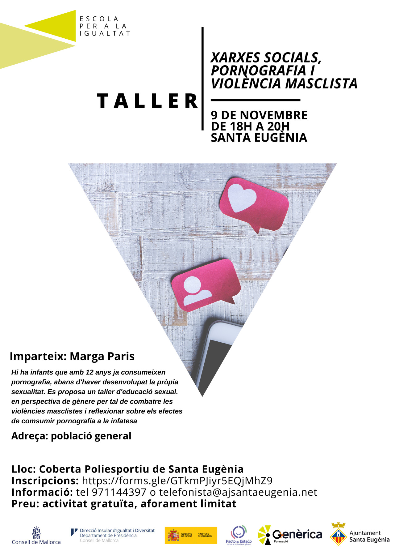 Taller: 'Educació a les Xarxes socials i Violència Masclista'