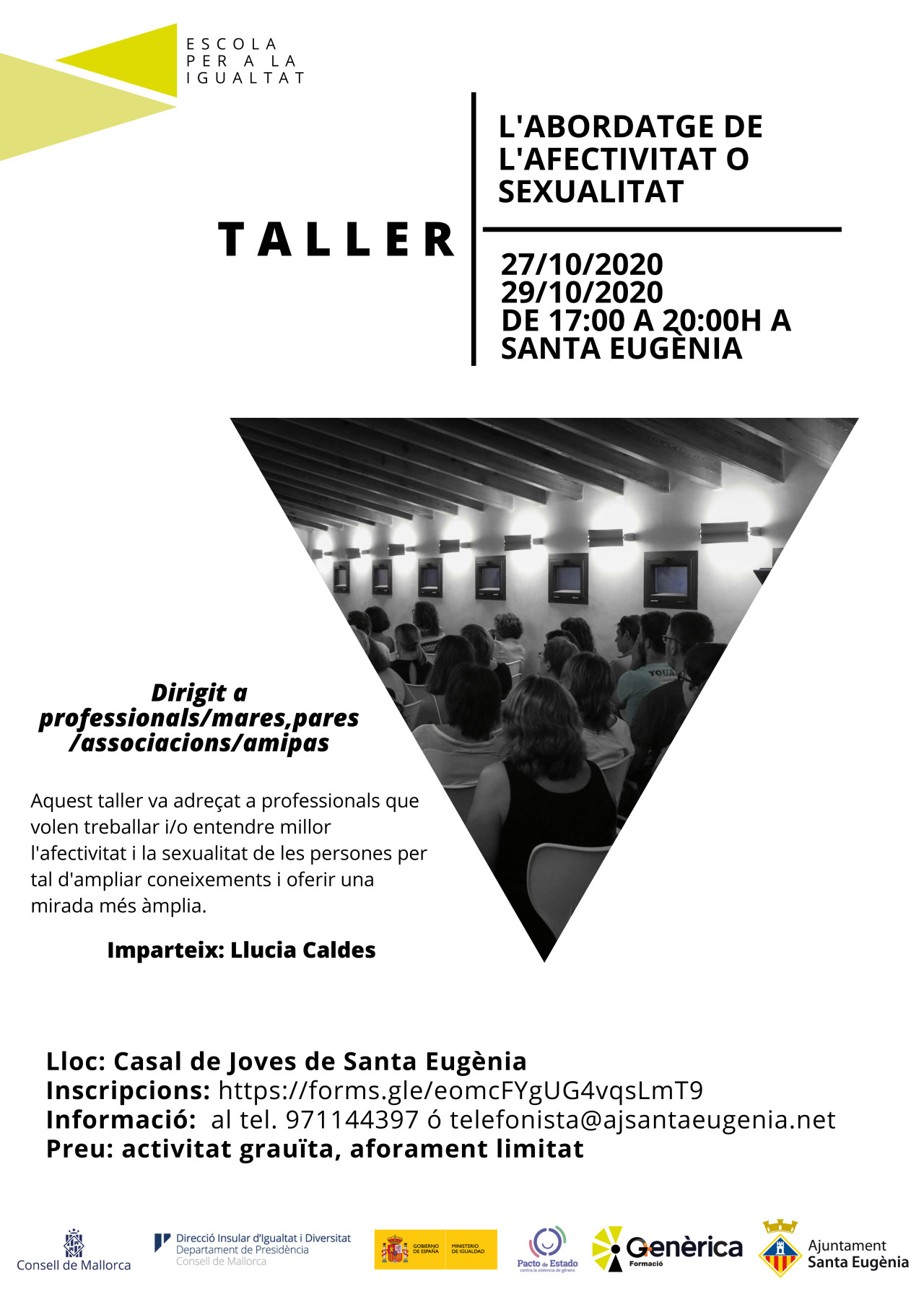 TALLER "L'ABORDATGE DE L'AFECTIVITAT O SEXUALITAT"