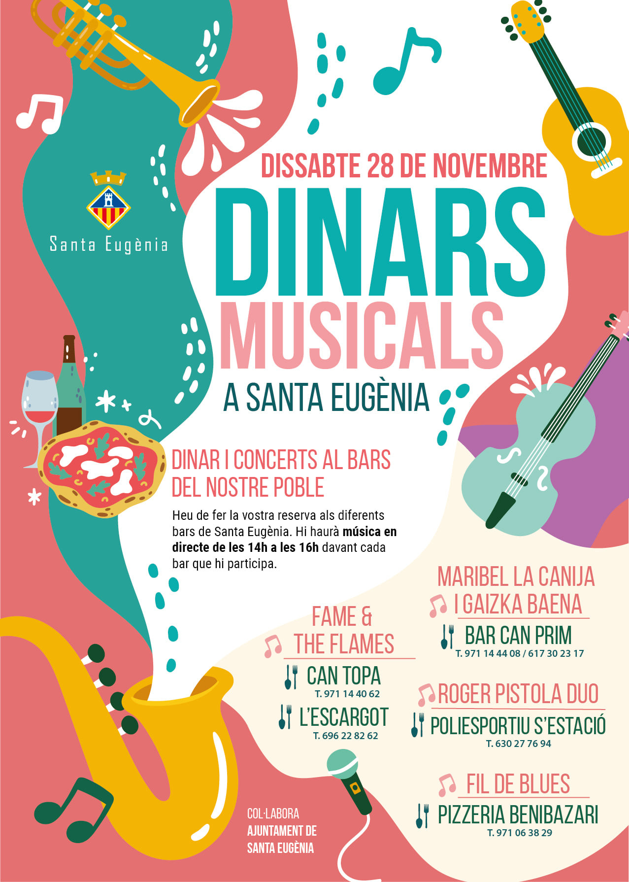 DINARS MUSICALS a SANTA EUGÈNIA