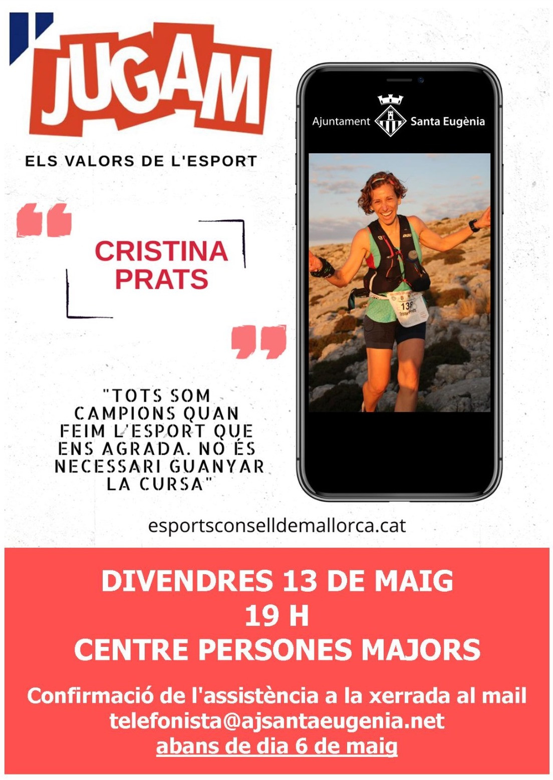 JUGAM, ELS VALORS DE L'ESPORT. CRISTINA PRATS