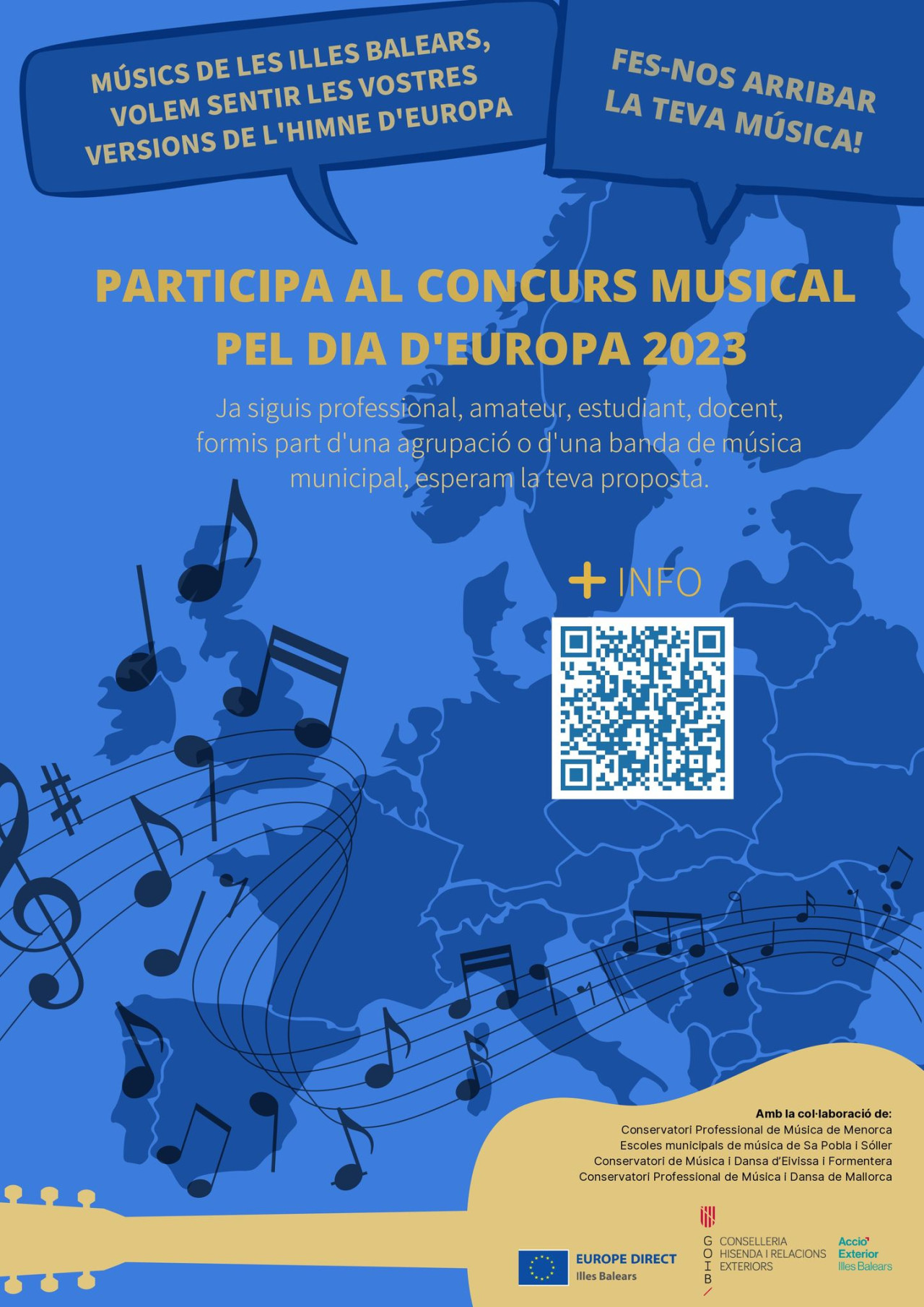 Participa al concurs musical pel dia d'Europa 2023