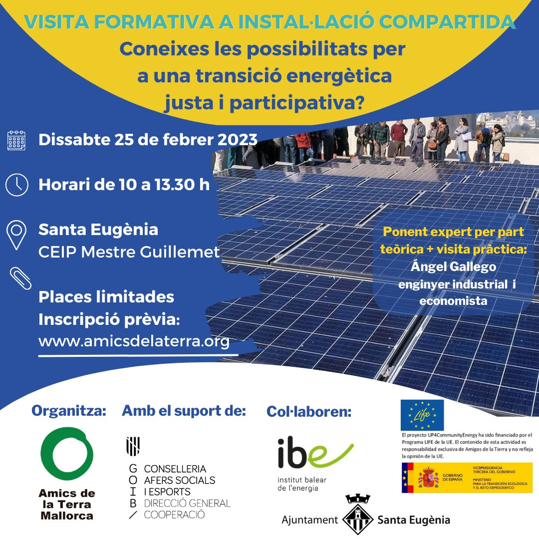 Jornada formativa sobre energia comunitària