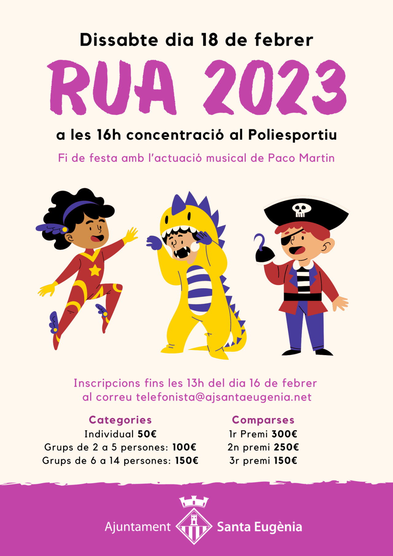 Rua de Carnaval a Santa Eugènia