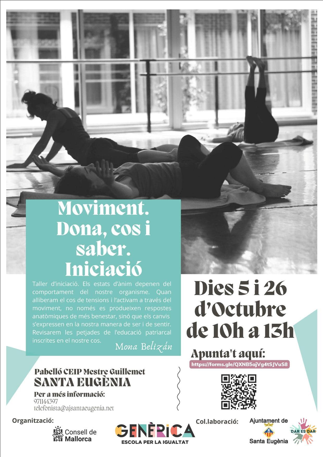 Taller d'iniciació per reconnectar amb el teu cos