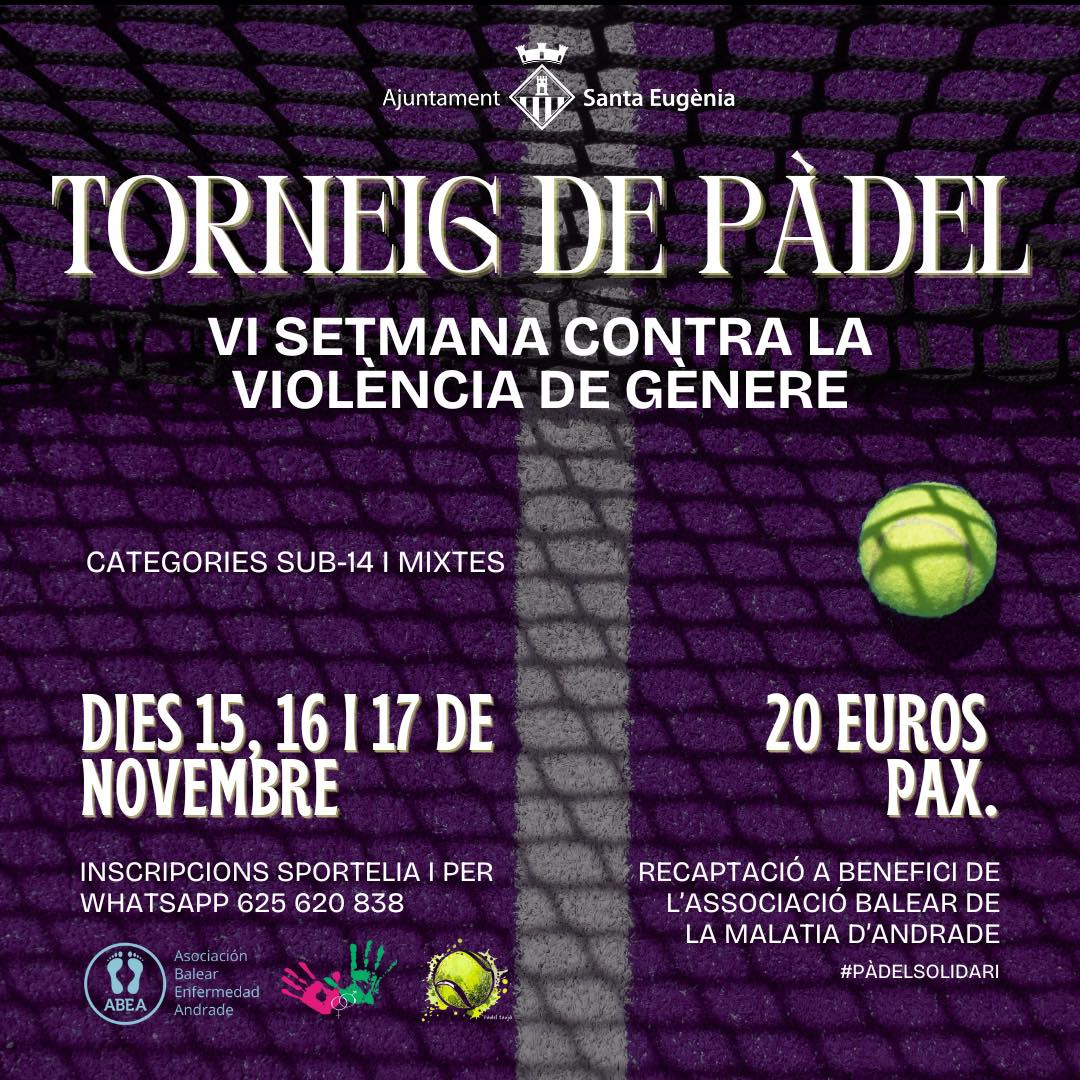 TORNEIG DE PÀDEL SOLIDARI