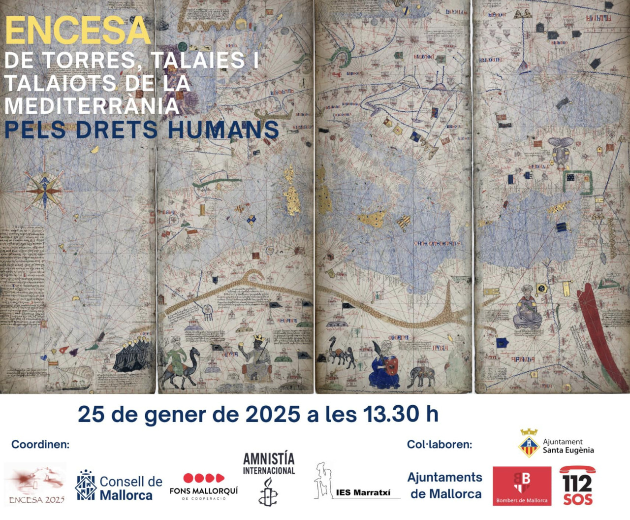 Encesa de torres, talaies i talaiots de la Mediterrània pels drets humans
