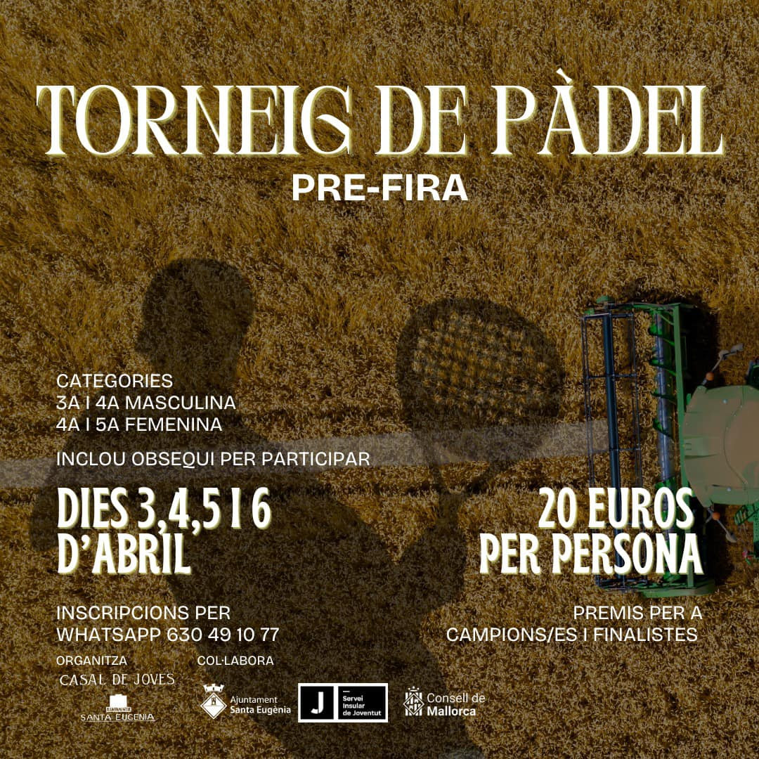TORNEIG DE PÀDEL PRE-FIRA