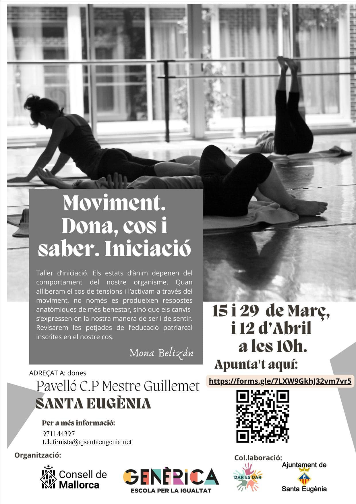 TALLER: MOVIMENT, DONA, COS I SABER