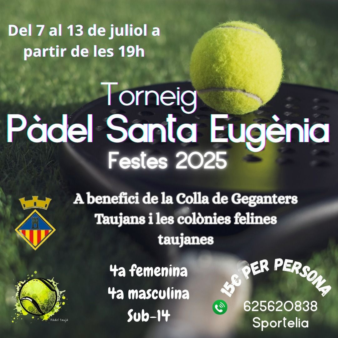 Torneig de Pàdel Solidari