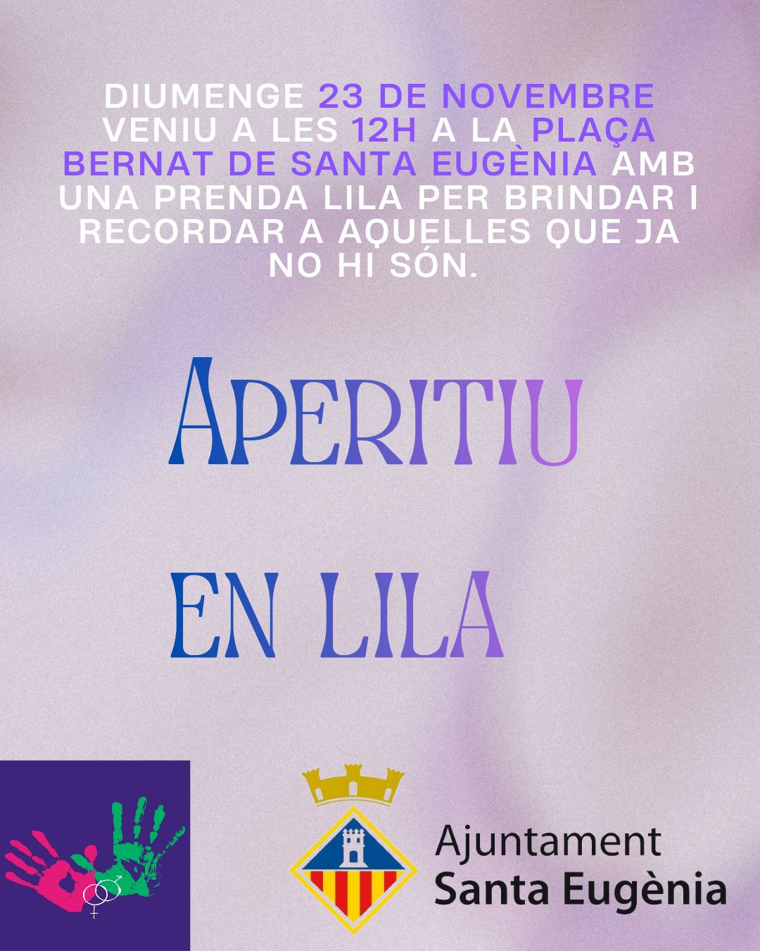Aperitiu en lila