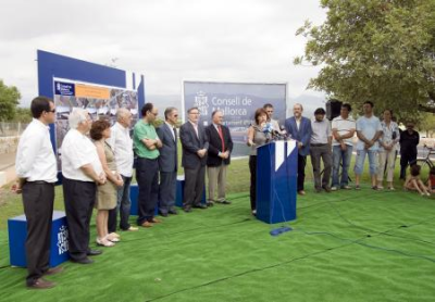 Inaugurada  la reforma integral de l’accés al municipi de la Ma-3040.