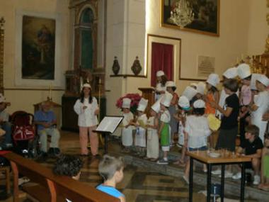 Dissabte 13 de juny, es va celebrar a l´Esglesia Parroquial, el final de curs de l´escola de Musica